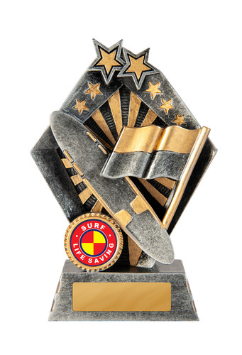 Surf Lifesaving Sunrise Trophy Silver-Gold 155mm Surf Lifesaving Sunrise Trophy Silver-Gold 155mm