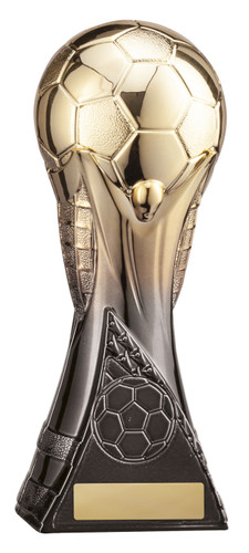 Football Qatar 22 Trophy Black-Gold 150mm Football Qatar 22 Trophy Black-Gold 150mm