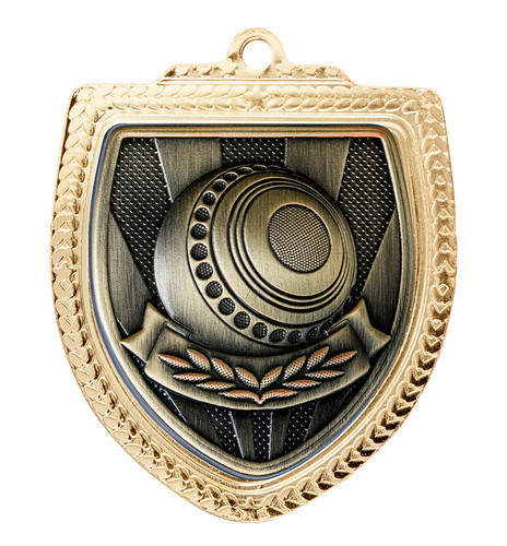 Shield Medal - Lawn Bowls Ball 80mm Shield Medal - Lawn Bowls Ball 80mm