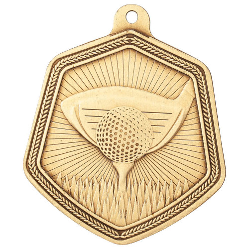 Golf Falcon Medal Gold 67mm Golf Falcon Medal Gold 67mm