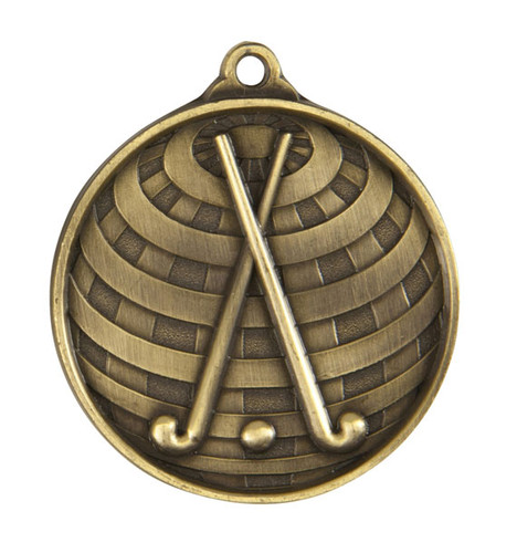 Hockey Global Medal Gold 50mm Hockey Global Medal Gold 50mm