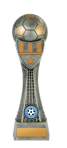 Football Valiant Trophy Silver 230mm Football Valiant Trophy Silver 230mm