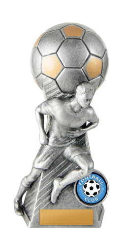 Football Trailblazer Trophy Silver 190mm Football Trailblazer Trophy Silver 190mm