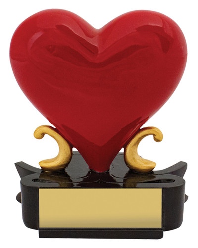 Novelty Beating Heart Trophy Red 130mm Novelty Beating Heart Trophy Red 130mm