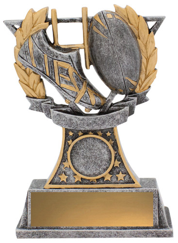 Rugby Classic Trophy Silver 150mm Rugby Classic Trophy Silver 150mm