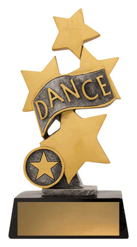 Dance Starburst Trophy Gold 175mm