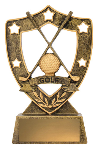 Golf Shield Trophy 210mm Golf Shield Trophy 210mm