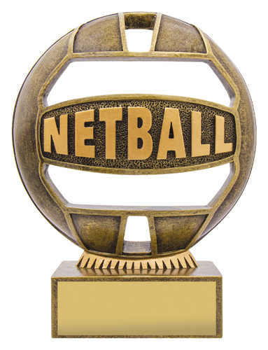 Netball The Ball Trophy 155mm Netball The Ball Trophy 155mm