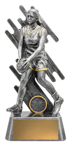 Aussie Rules Zoom Trophy Silver 230mm