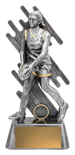 Aussie Rules Zoom Trophy Silver 275mm Aussie Rules Zoom Trophy Silver 275mm