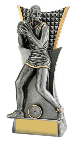 Netball Vanguard Trophy Silver 290mm