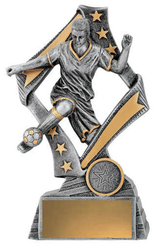 Football Flag Trophy Silver 195mm Football Flag Trophy Silver 195mm