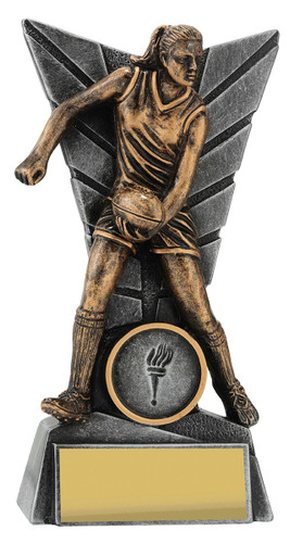 Aussie Rules Delta Female Trophy 150mm Aussie Rules Delta Female Trophy 150mm