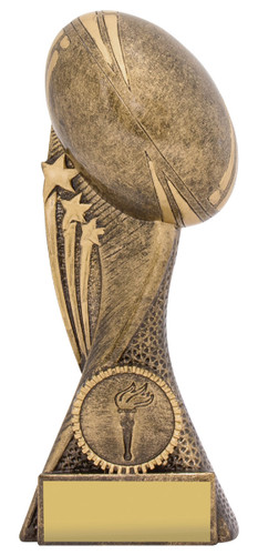 Rugby Star Champion Trophy Gold 155mm Rugby Star Champion Trophy Gold 155mm