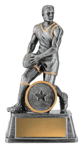 Aussie Rules Maverick Trophy Silver 130mm Aussie Rules Maverick Trophy Silver 130mm