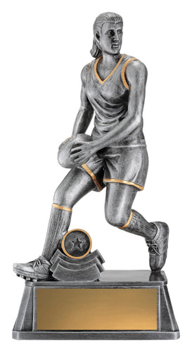 Aussie Rules Maverick Trophy Silver 330mmmm Aussie Rules Maverick Trophy Silver 330mmmm
