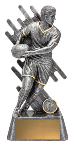 Rugby Zoom Trophy Silver 275mm