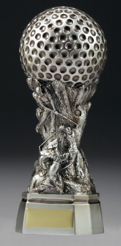 Golf Raised Ball Trophy 150mm Golf Raised Ball Trophy 150mm
