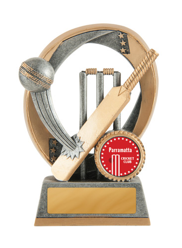 Cricket Eliptical Trophy 120mm Cricket Eliptical Trophy 120mm