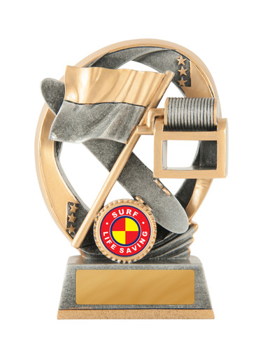 Surf Lifesaving Elliptical Trophy 140mm Surf Lifesaving Elliptical Trophy 140mm