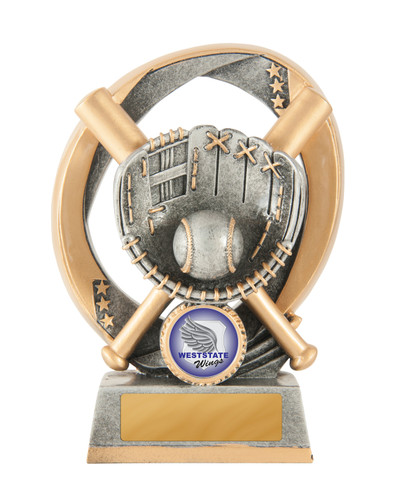 Baseball - Softball Elliptical Trophy 155mm Baseball - Softball Elliptical Trophy 155mm