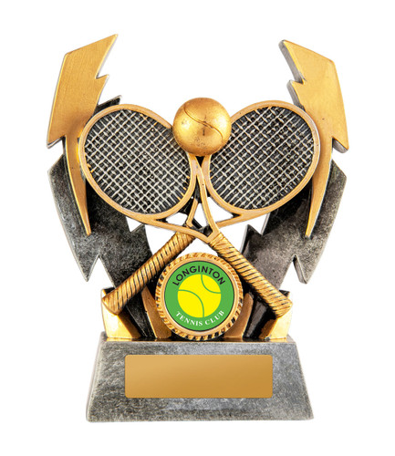 Double Lightning Strike-Tennis Trophy 140mm Double Lightning Strike-Tennis Trophy 140mm