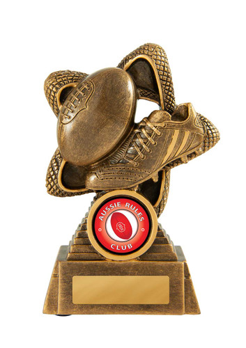 Aussie Rules Rising Star Trophy 120mm Aussie Rules Rising Star Trophy 120mm