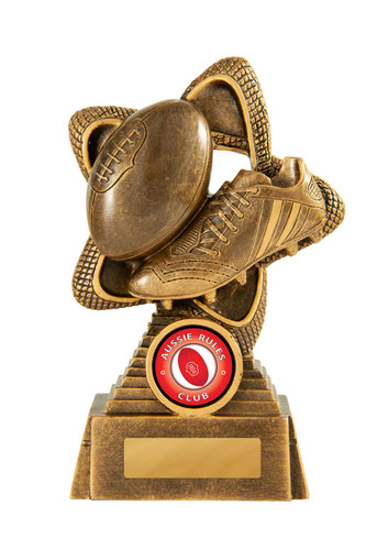 Aussie Rules Rising Star Trophy 140mm Aussie Rules Rising Star Trophy 140mm