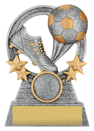 Football Comet Trophy Silver 110mm