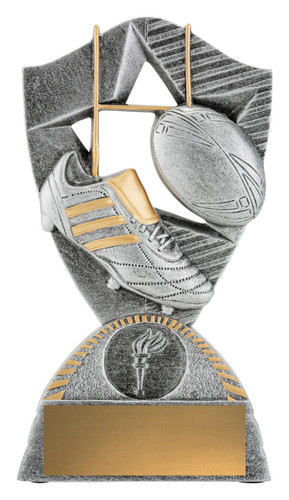 Rugby Gambit Trophy Silver 155mm Rugby Gambit Trophy Silver 155mm