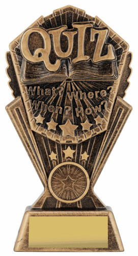 Quiz Cosmos Trophy Gold 175mm
