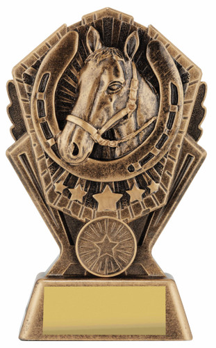 Horse Cosmos Trophy Gold 150mm