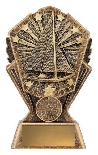 Sailing Cosmos Trophy Gold 150mm