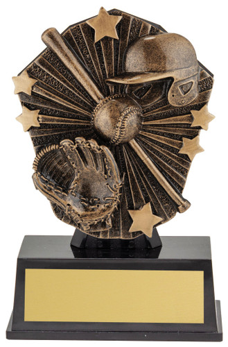 Baseball - Softball Trophy Gold 120mm