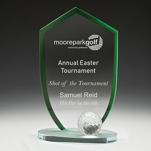 Golf Club Champion Trophy Green 190mm Golf Club Champion Trophy Green 190mm