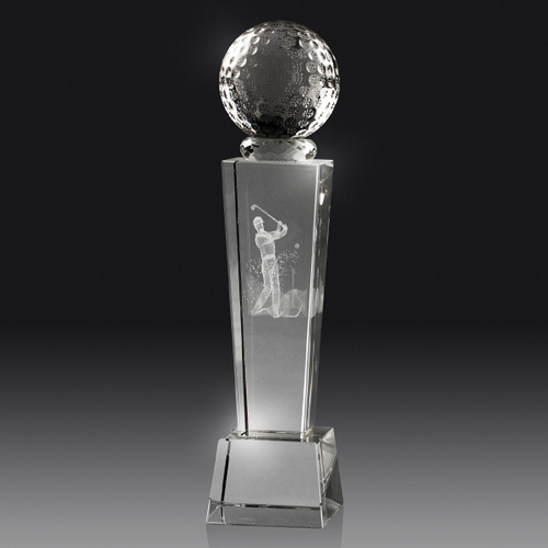 Golf Hologram Trophy 220mm Golf Hologram Trophy 220mm