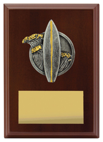 Surfing Plaque Peak Plaque Walnut 175mm Surfing Plaque Peak Plaque Walnut 175mm
