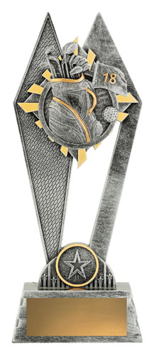 Golf Peak Trophy Silver 225mm Golf Peak Trophy Silver 225mm