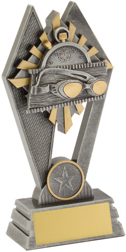 Swimming Peak Trophy Silver 180mm Swimming Peak Trophy Silver 180mm