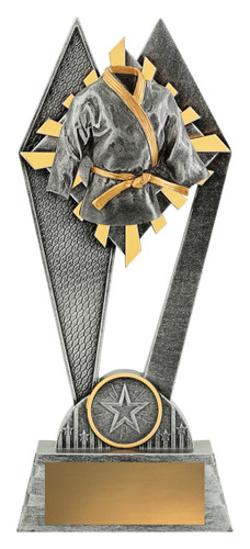 Martial Arts Peak Trophy Silver 200mm Martial Arts Peak Trophy Silver 200mm