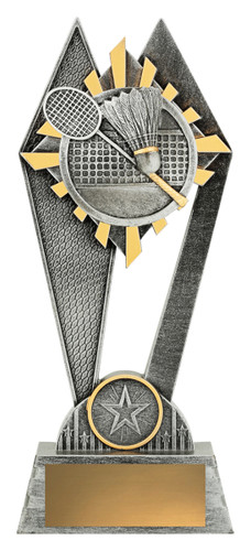 Badminton Peak Trophy Silver 200mm Badminton Peak Trophy Silver 200mm