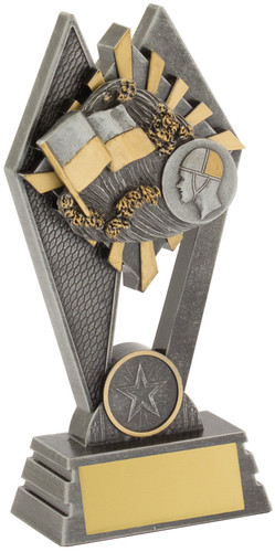 Surf Lifesaving Peak Trophy Silver 180mm