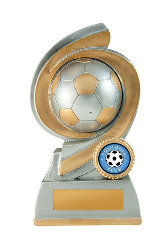 Football Java Trophy Silver-Gold 155mm Football Java Trophy Silver-Gold 155mm