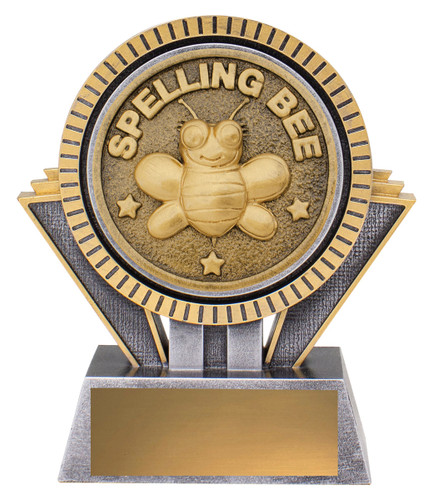 Academic Spartan Trophy Silver & Gold 130mm