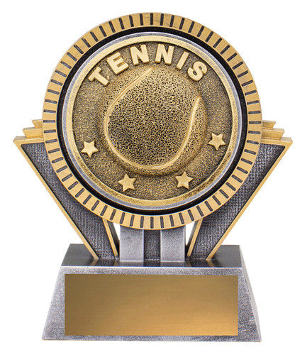 Tennis Spartan Trophy Silver & Gold 130mm
