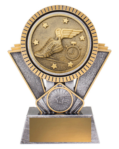 Athletics Spartan Trophy Silver & Gold 155mm Athletics Spartan Trophy Silver & Gold 155mm