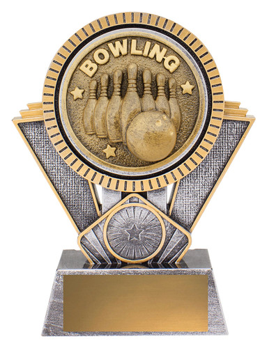 Tenpin Spartan Trophy Silver & Gold 155mm Tenpin Spartan Trophy Silver & Gold 155mm