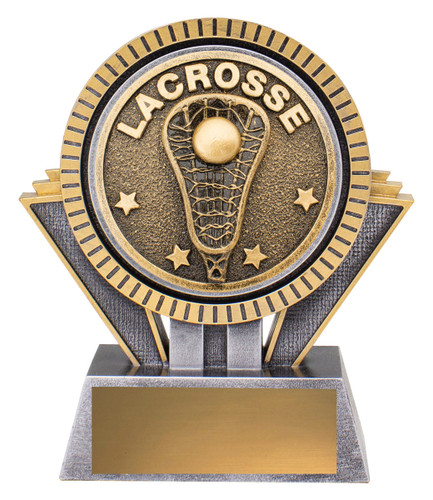 Lacrosse Spartan Trophy Silver & Gold 130mm