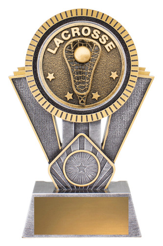 Lacrosse Spartan Trophy Silver & Gold 180mm Lacrosse Spartan Trophy Silver & Gold 180mm