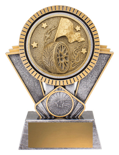 Motor Sport Spartan Trophy Silver & Gold 155mm Motor Sport Spartan Trophy Silver & Gold 155mm
